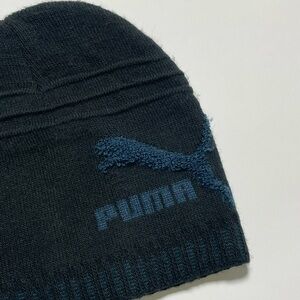 Puma Dark Knit Beanie with Logo